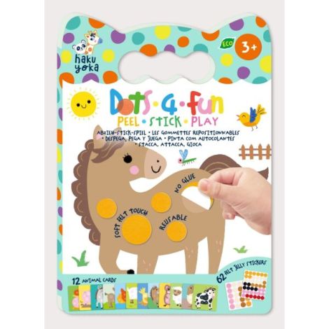Set creativ Dezlipeste-Lipeste-Joaca-te, Dots4Fun - Animale de companie - imagine 11